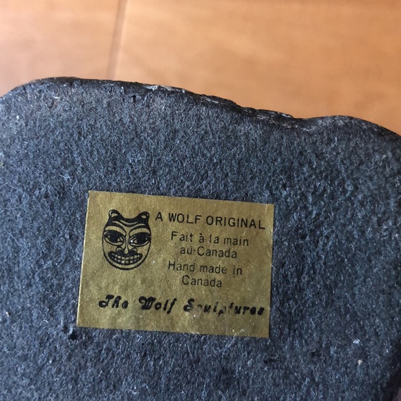 Soapstone sculpture of 2 children - Picture 3 of 3